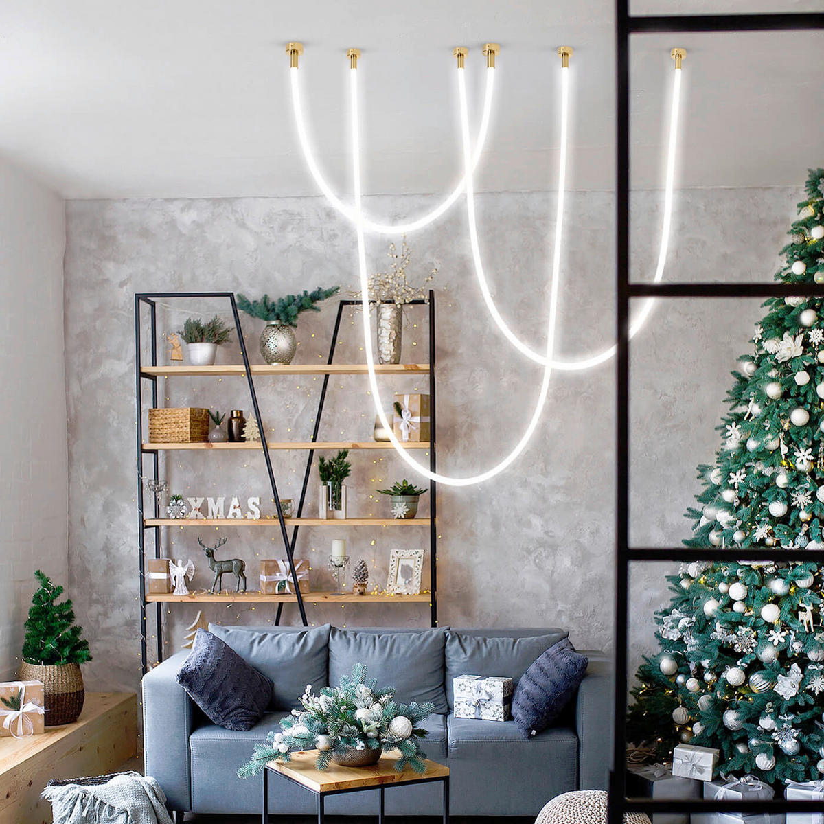 LED-HÄNGELEUCHTE Rope Light 400 cm  - Weiß, Design, Kunststoff (400cm)