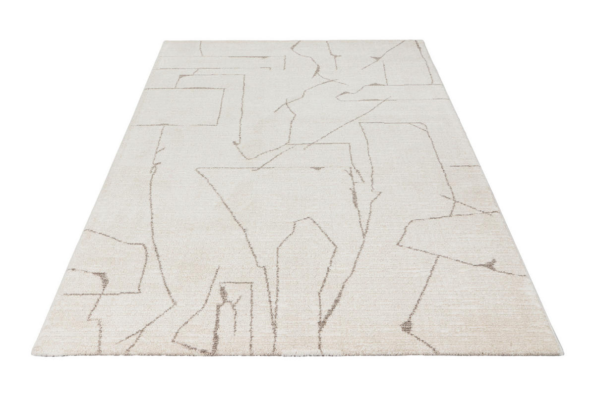 FLACHWEBETEPPICH 80/150 cm My Parma Creme  - Creme, Basics, Textil (80/150cm) - Obsession