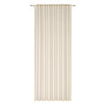 FERTIGVORHANG transparent  - Sandfarben, Basics, Textil (140/245cm) - Esposa