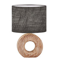TISCHLEUCHTE 22/13/31 cm   - Natur, Keramik/Textil (22/13/31cm)