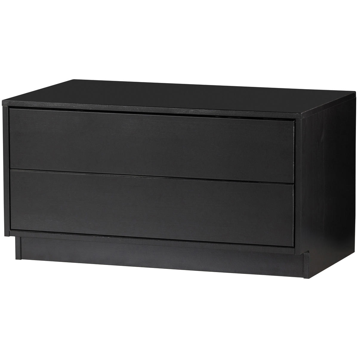 LOWBOARD 75/40/40 cm  - Schwarz, Design, Holz (75/40/40cm) - Livetastic