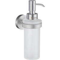 SEIFENSPENDER Metall, Glas  - Chromfarben, Basics, Glas/Metall (4,8/18/8,4cm)