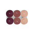 TEELICHTSET 6 Stück  - Pink/Hellrosa, Basics, Naturmaterialien/Paraffin (5,7/1,9cm) - Ambia Home
