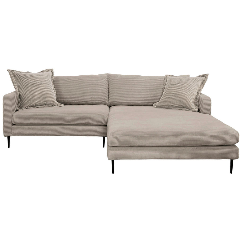 P & B ROHOVÁ SEDACIA SÚPRAVA, textil, svetlohnedá P & B ROHOVÁ SEDACIA SÚPRAVA, textil, svetlohnedá