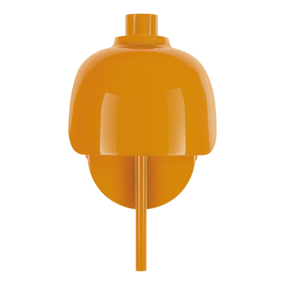 WANDLEUCHTE 13,5/21/24,5 cm   - Orange, Basics, Glas/Metall (13,5/21/24,5cm) - Osram
