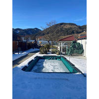 POOLABDECKPLANE 3,5/7 cm  - Grün, Basics, Kunststoff (3,5/7cm)