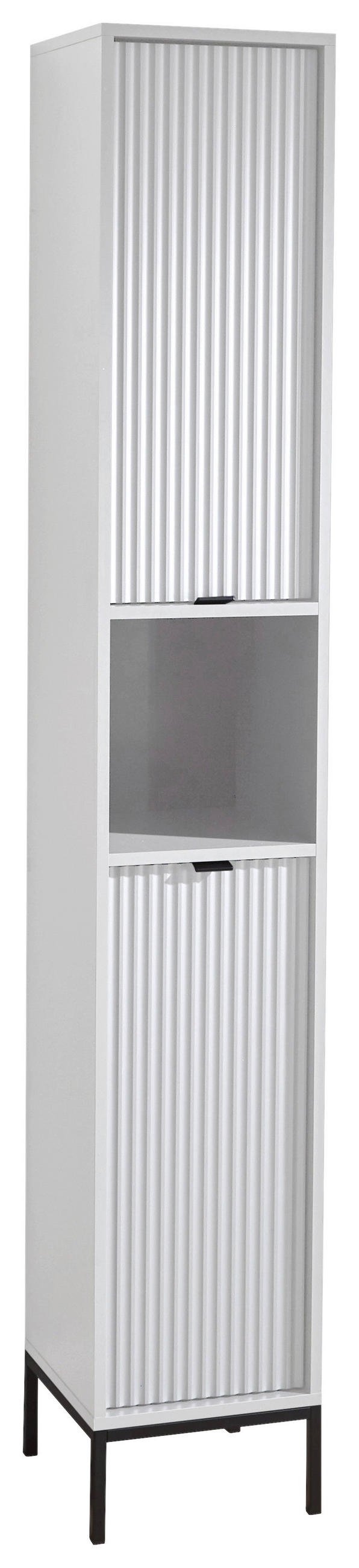 VISOKI ELEMENT  bijela  - bijela/antracit, Moderno, drvni materijal/metal (32/195/32cm) - MID.YOU