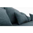 ECKSOFA Blau Chenille  - Blau/Grau, KONVENTIONELL, Kunststoff/Textil (293/205cm) - Carryhome
