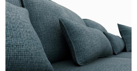 ECKSOFA Blau Chenille  - Blau/Grau, KONVENTIONELL, Kunststoff/Textil (293/205cm) - Carryhome