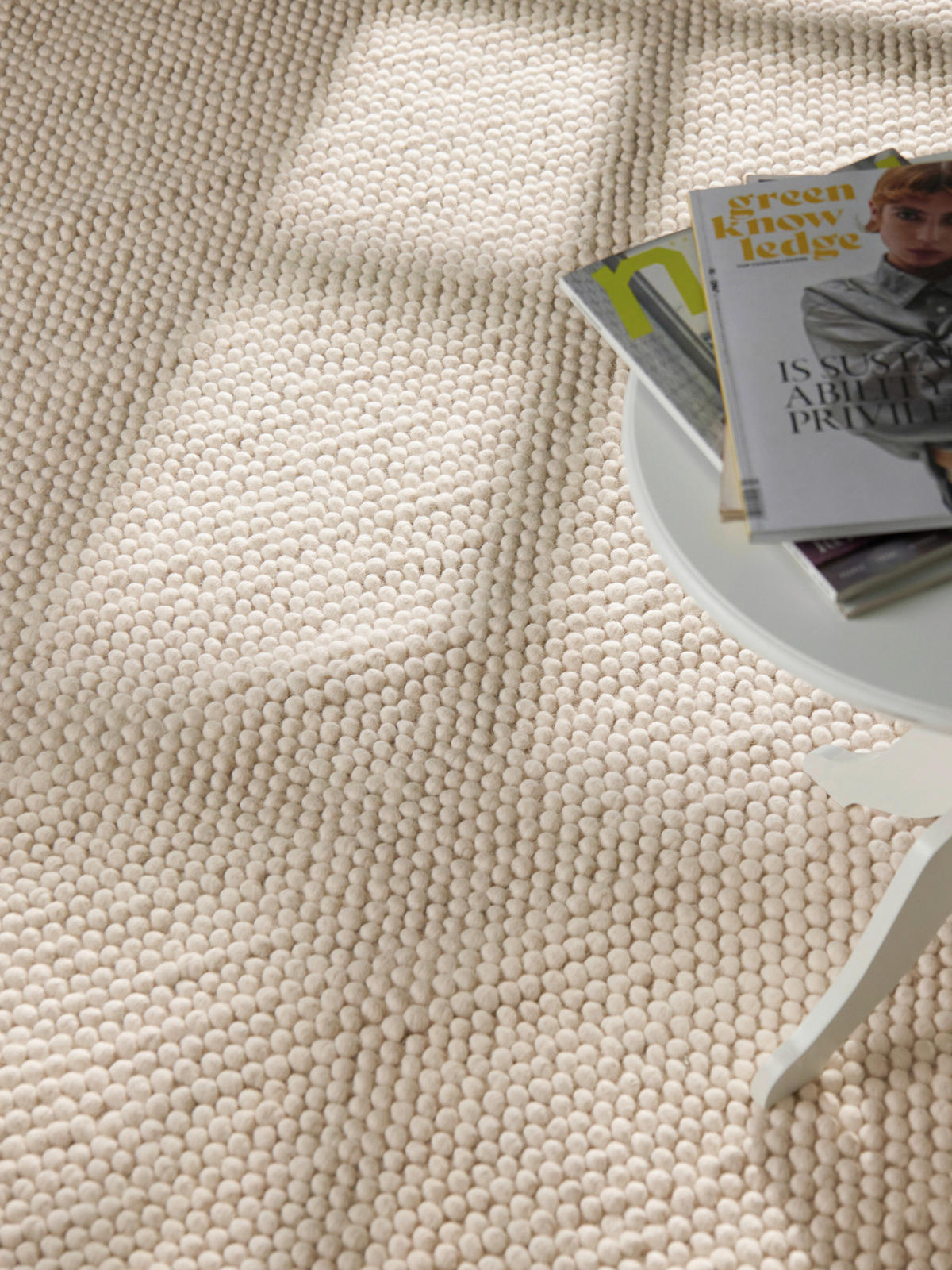 WOLLTEPPICH 160/230 cm Richmond Creme rechteckig  - Creme, KONVENTIONELL, Textil (160/230cm) - Ted Baker