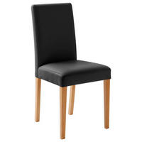 ŽIDLE, černá, barvy buku - černá/barvy buku, Konvenční, dřevo/textil (44/92/57cm) - Carryhome