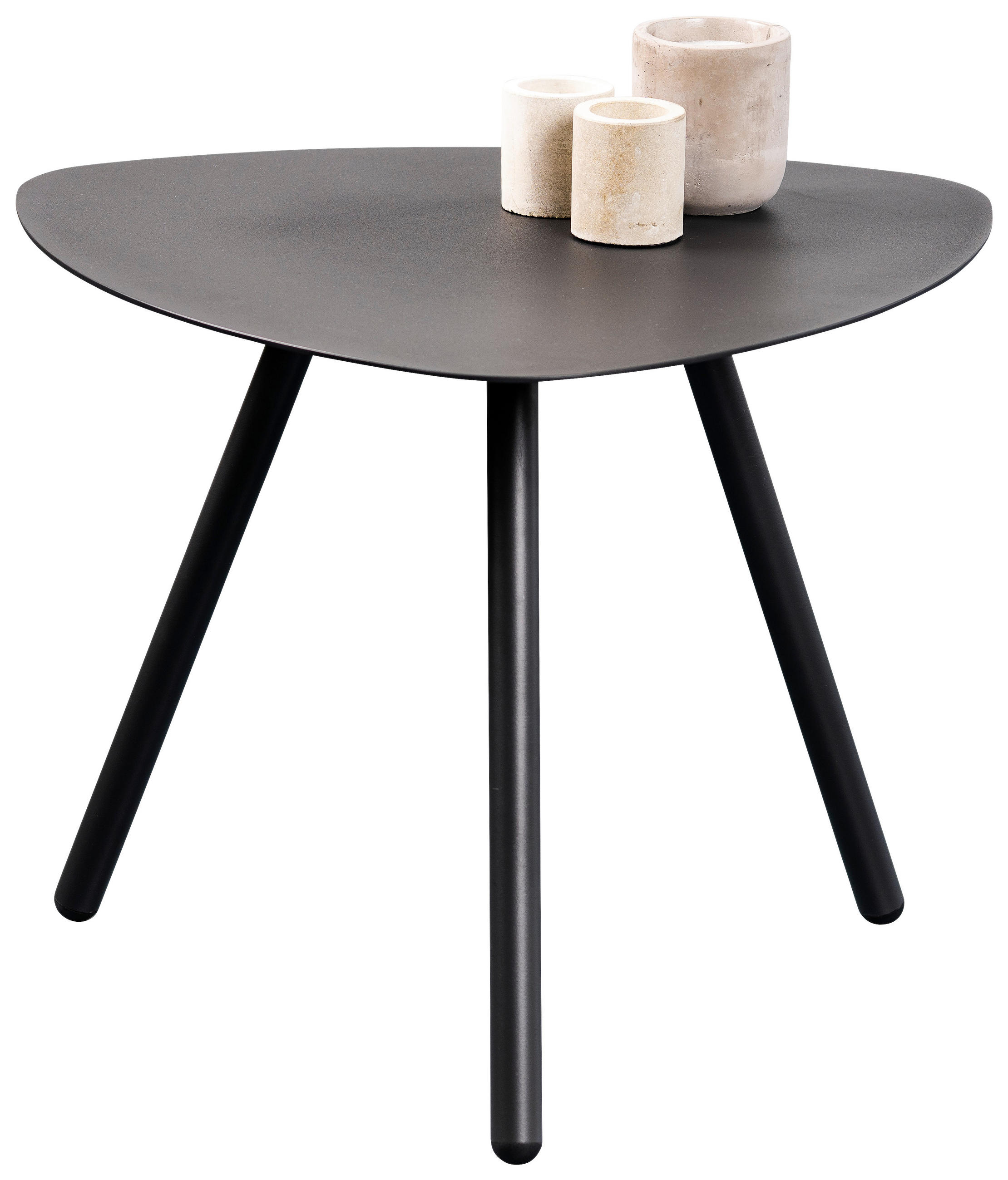 BEISTELLTISCH 50/50/40 cm Anthrazit  - Anthrazit, Design, Metall (50/50/40cm) - Xora