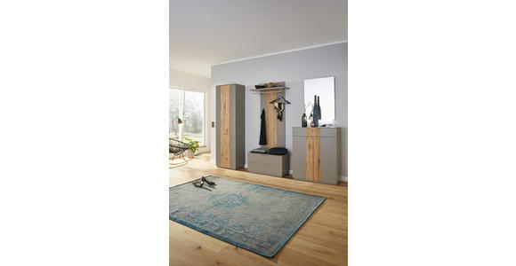 GARDEROBENBANK Fango, Naturfarben - Fango/Edelstahlfarben, Design, Metall (84/45/36cm) - Dieter Knoll