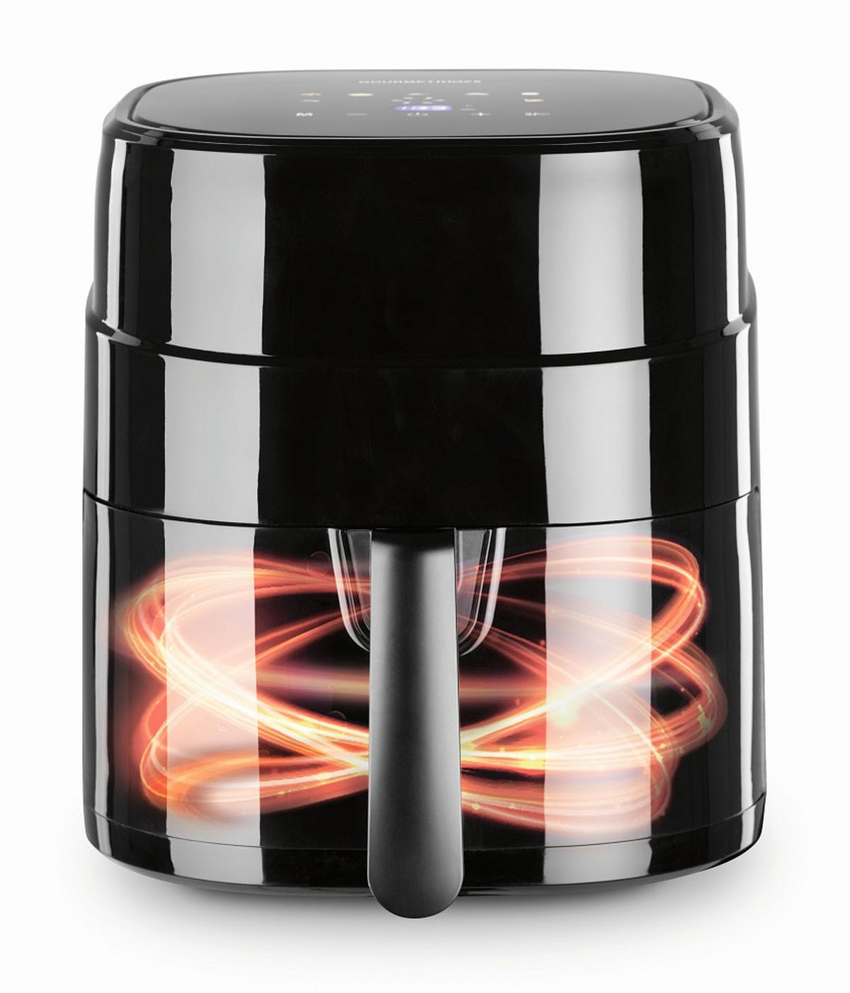 HEIßLUFTFRITTEUSE GOURMETmaxx 4,5 L  - Schwarz, Basics, Kunststoff (26,5/34,4/30,5cm) - GOURMETMAXX
