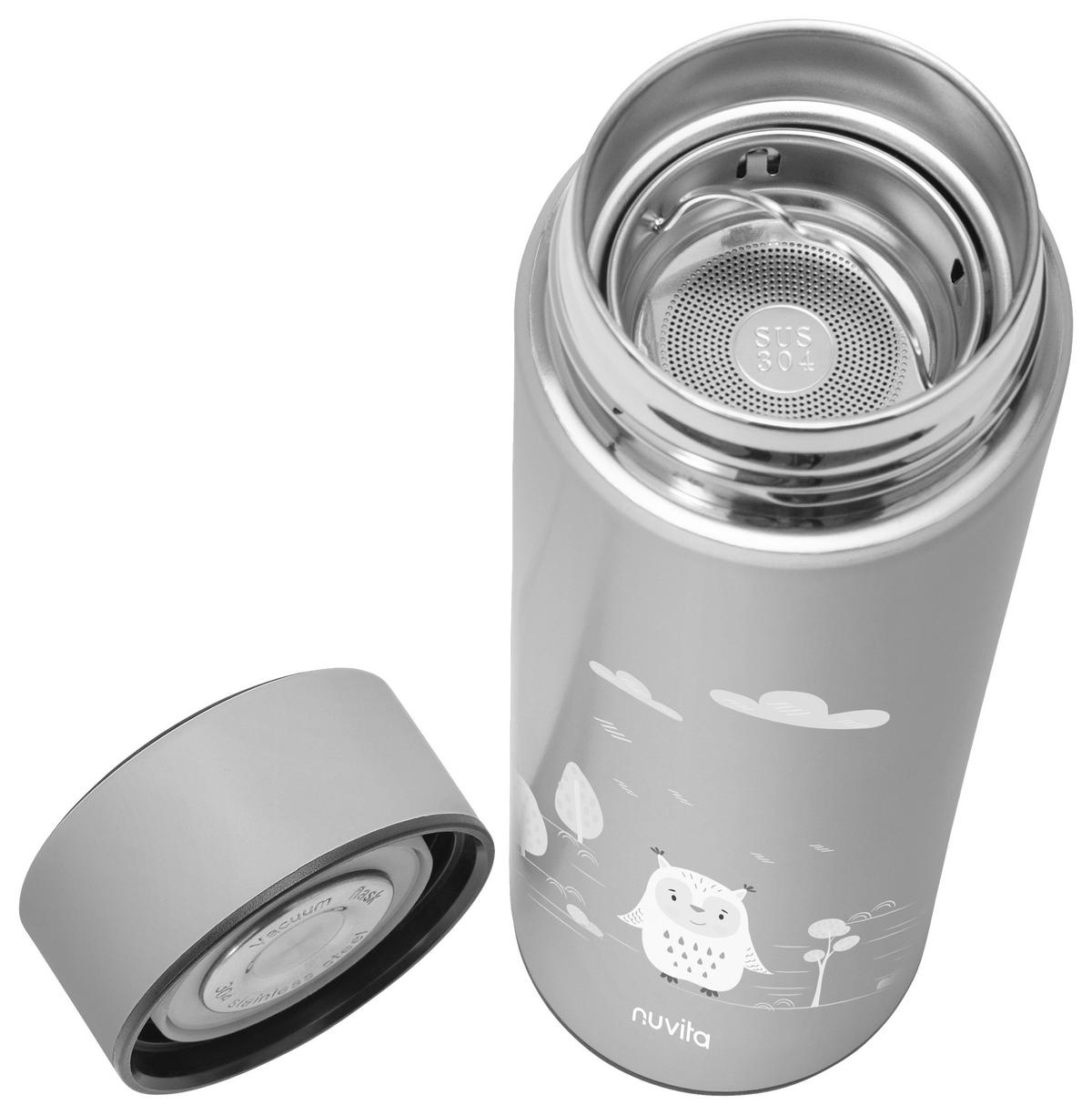 ISOLIERFLASCHE Nuvita 0,5 l  - Basics, Metall (7/23/7cm)