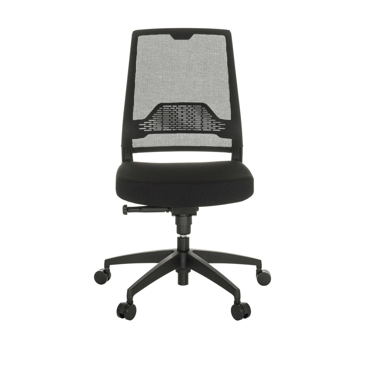 DREHSTUHL Schwarz  - Schwarz, Basics, Kunststoff/Textil (49/98-107/60cm) - MID.YOU