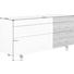 SIDEBOARD 176/70,4/52 cm - Eichefarben/Schwarz, Design, Glas/Holzwerkstoff (176/70,4/52cm) - Hülsta SIDEBOARD 176/70,4/52 cm - Eichefarben/Schwarz, Design, Glas/Holzwerkstoff (176/70,4/52cm) - Hülsta