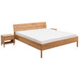 BETT 160/200 cm,  in Wildeiche,  - Wildeiche, KONVENTIONELL, Holz (160/200cm) - Linea Natura