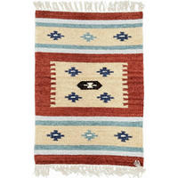 FLECKERLTEPPICH 80/150 cm Rot  - Rot, KONVENTIONELL, Textil (80/150cm) - Linea Natura