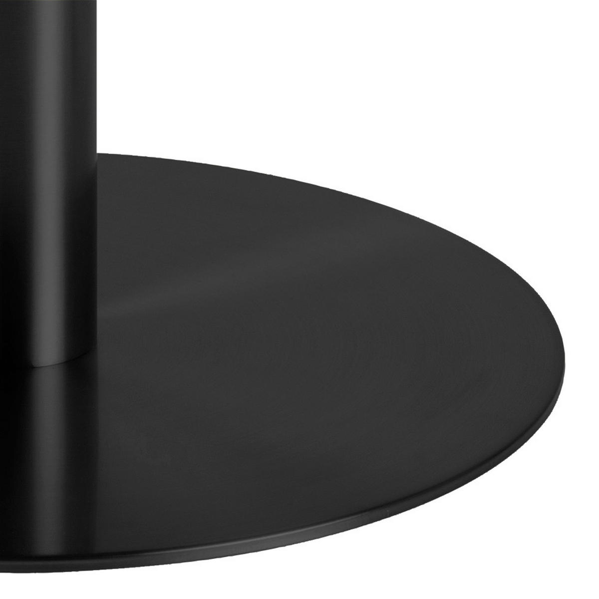 ESSTISCH in Stein  - Schwarz/Weiß, Trend, Stein/Metall (105/105/75cm) - Ambia Home