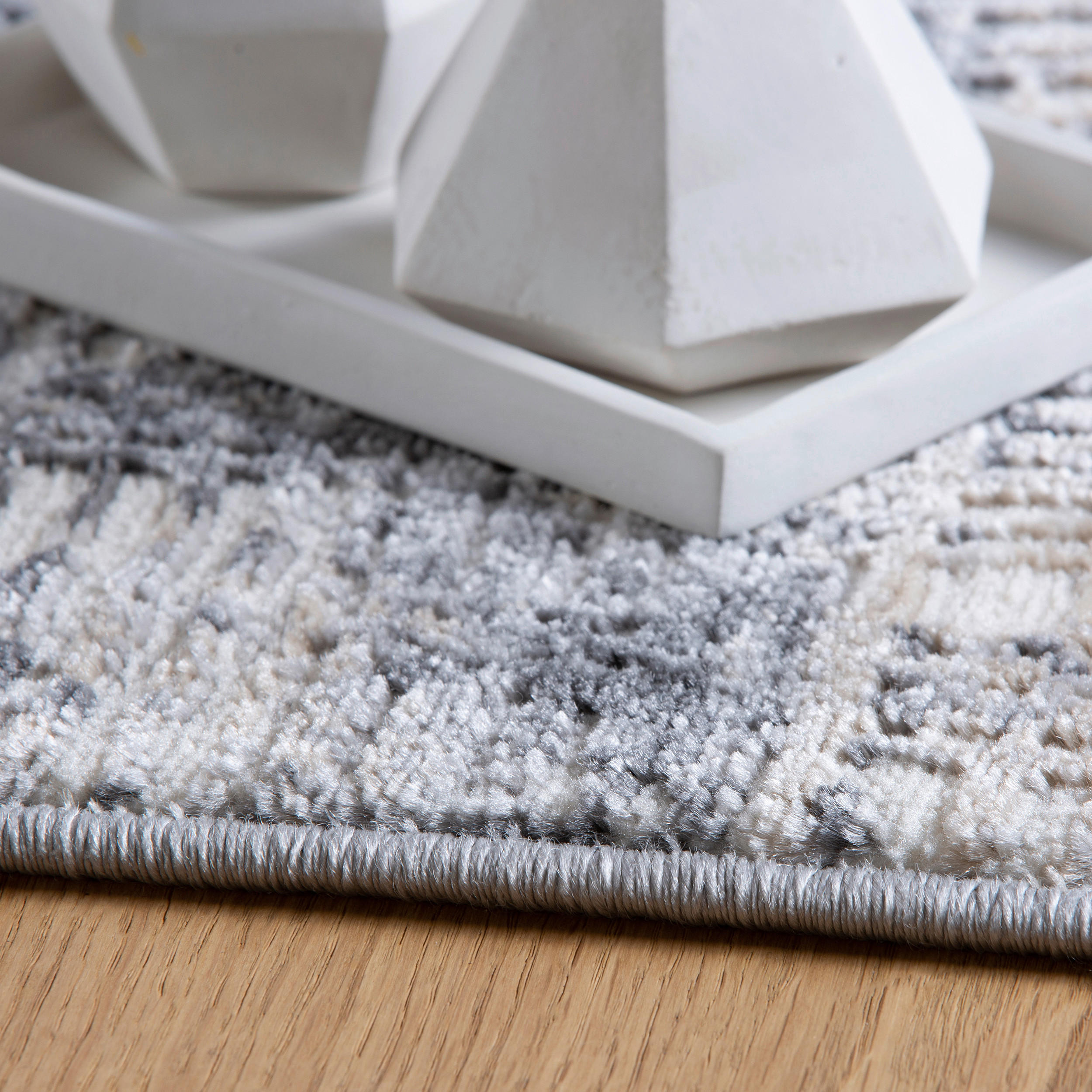 Thumbnail - Obsession Webteppich My Salsa, Grau, Textil, Farbverlauf, rechteckig, 200x290 cm, für Fußbodenheizung geeignet, Teppiche...