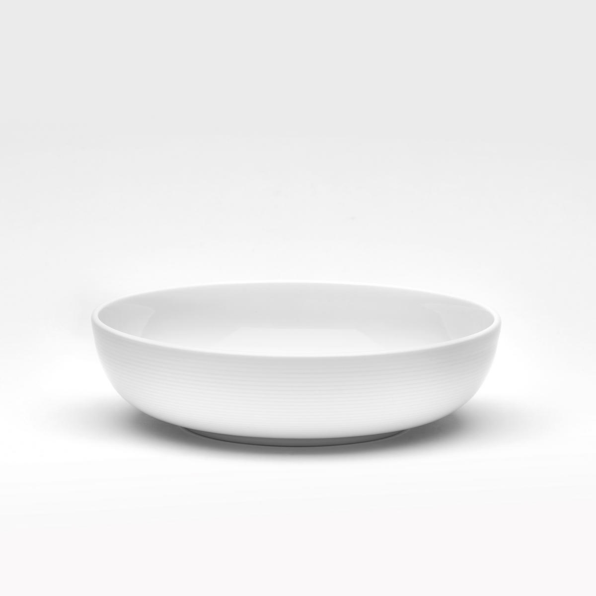 SCHALE Jive 21 cm   - Weiß, Basics, Keramik (21cm) - Van Well