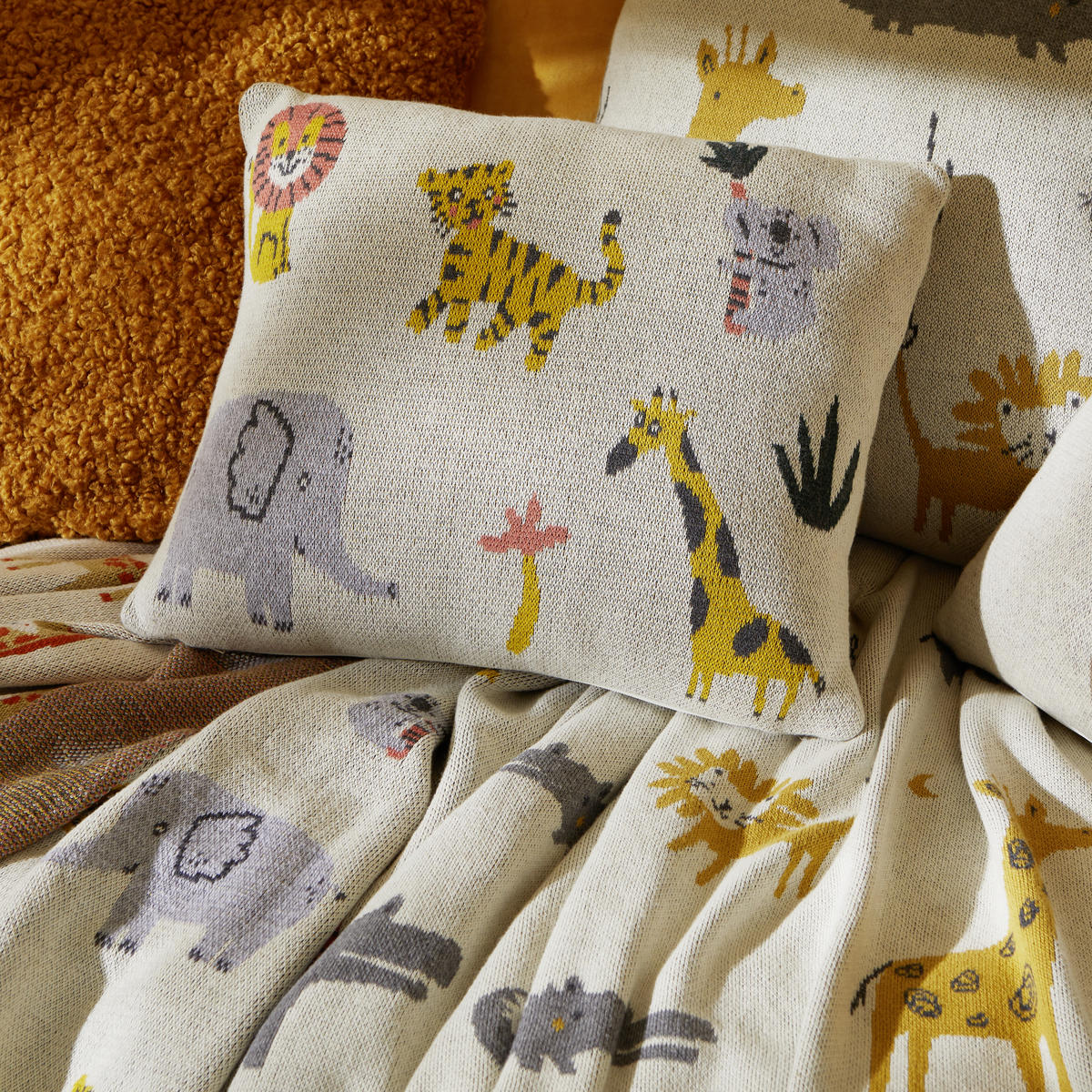 KINDERKISSEN 40/40 cm  - Multicolor, Trend, Textil (40/40cm) - Avelia