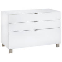 SIDEBOARD  in 110,1/73,1/52,5 cm  - Edelstahlfarben/Champagner, Design, Glas/Holzwerkstoff (110,1/73,1/52,5cm) - Hom`in