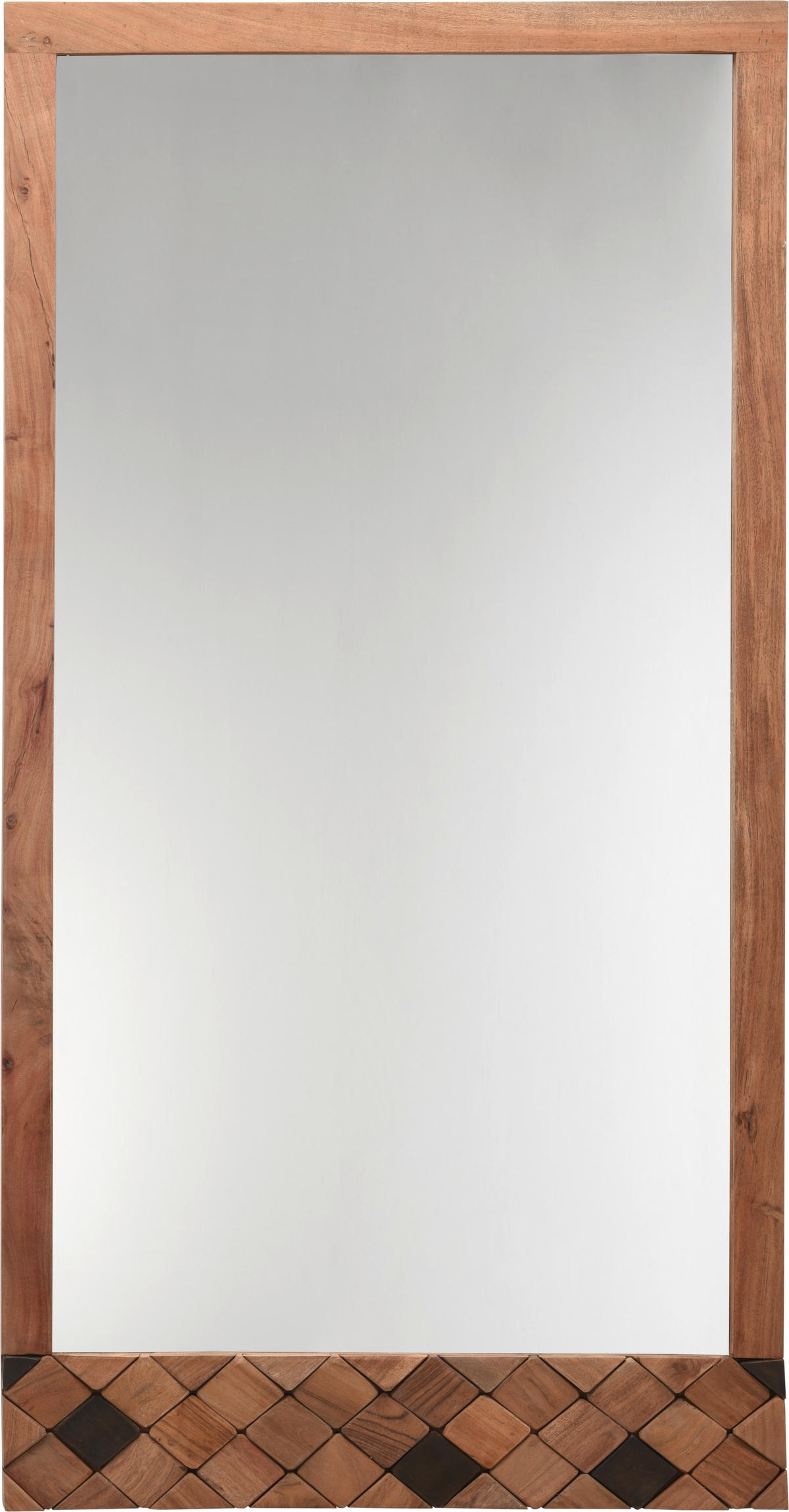 NÁSTĚNNÉ ZRCADLO 76/150/3 cm  - barvy akácie, Trend, dřevo/kompozitní dřevo (76/150/3cm) - Ambia Home