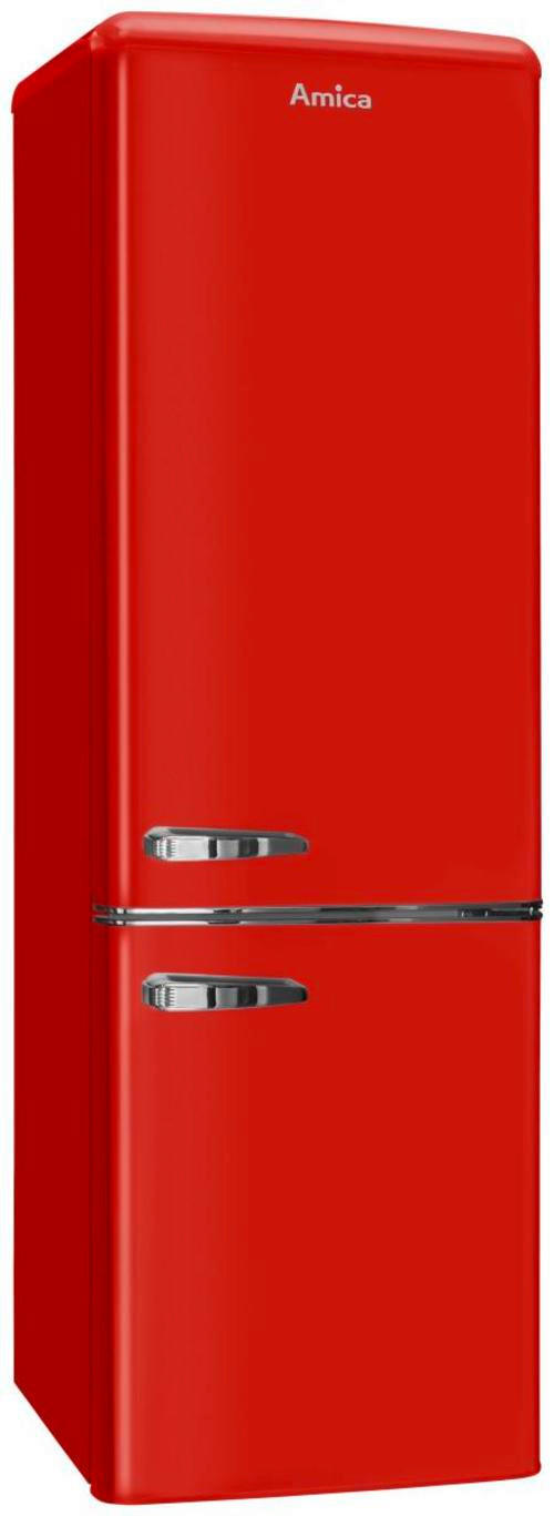 KÜHL-GEFRIER-KOMBINATION KGCR387100R  - Rot, Basics, Metall (55/181/61,5cm) - Amica