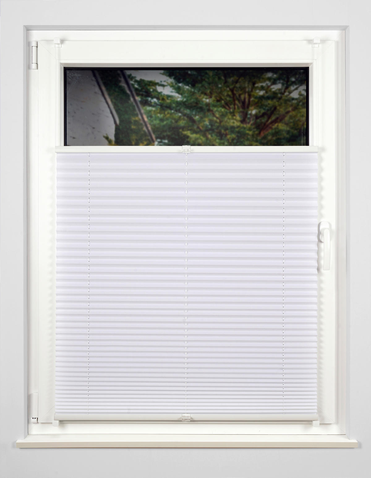 PLISSEE    70/210 cm   - Weiß, Basics, Textil (70/210cm) - Homeware