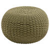 OUTDOORPOUF Olivgrün 60/35/60 cm  - Olivgrün, MODERN, Kunststoff (60/35/60cm) - Jan Kurtz