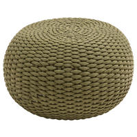 OUTDOORPOUF Olivgrün 60/35/60 cm  - Olivgrün, MODERN, Kunststoff (60/35/60cm) - Jan Kurtz