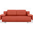 SCHLAFSOFA in Textil Orange - Chromfarben/Orange, Design, Kunststoff/Textil (222/84/93cm) - Carryhome SCHLAFSOFA in Textil Orange - Chromfarben/Orange, Design, Kunststoff/Textil (222/84/93cm) - Carryhome