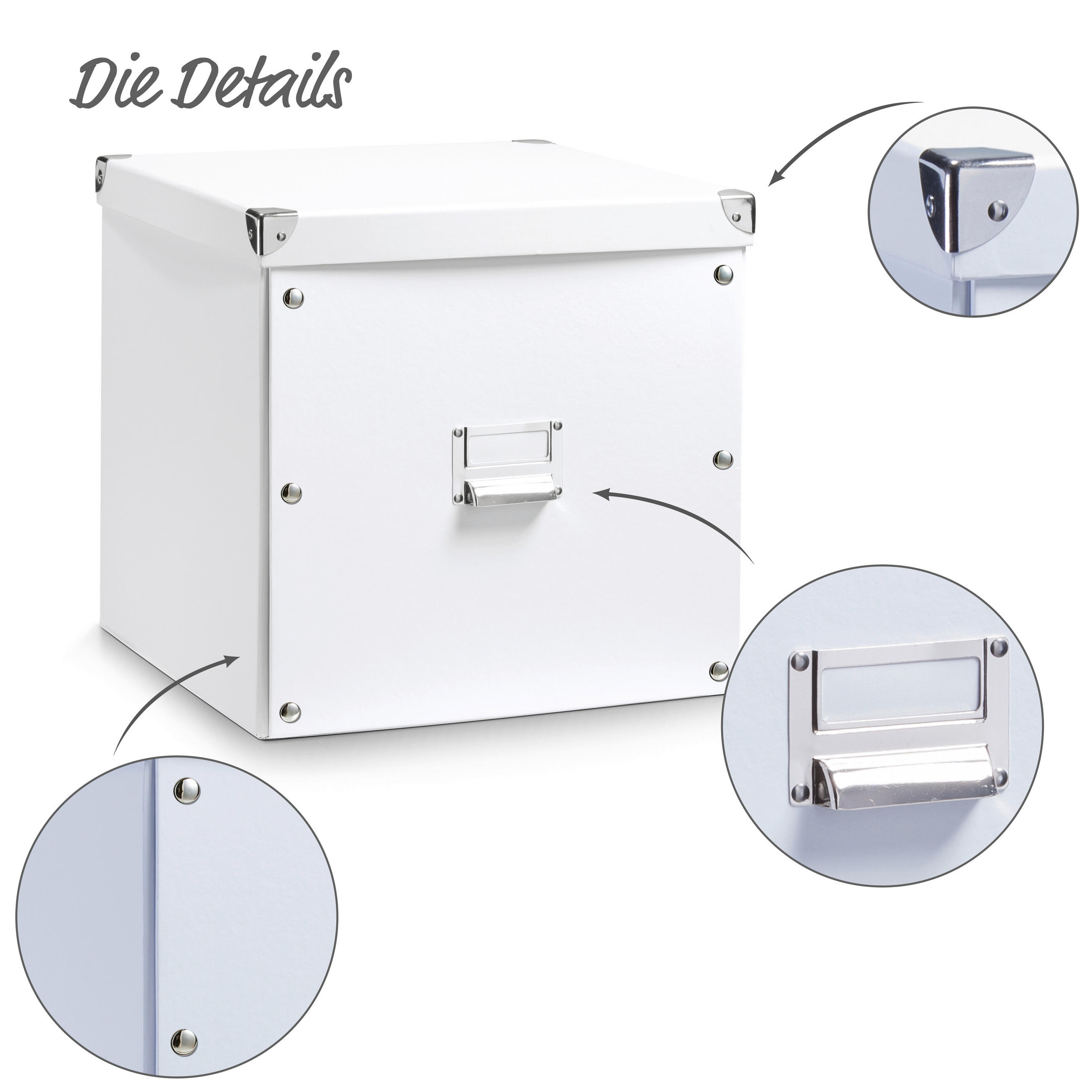 AUFBEWAHRUNGSBOX     - Basics, Karton (33,5/33/32cm)
