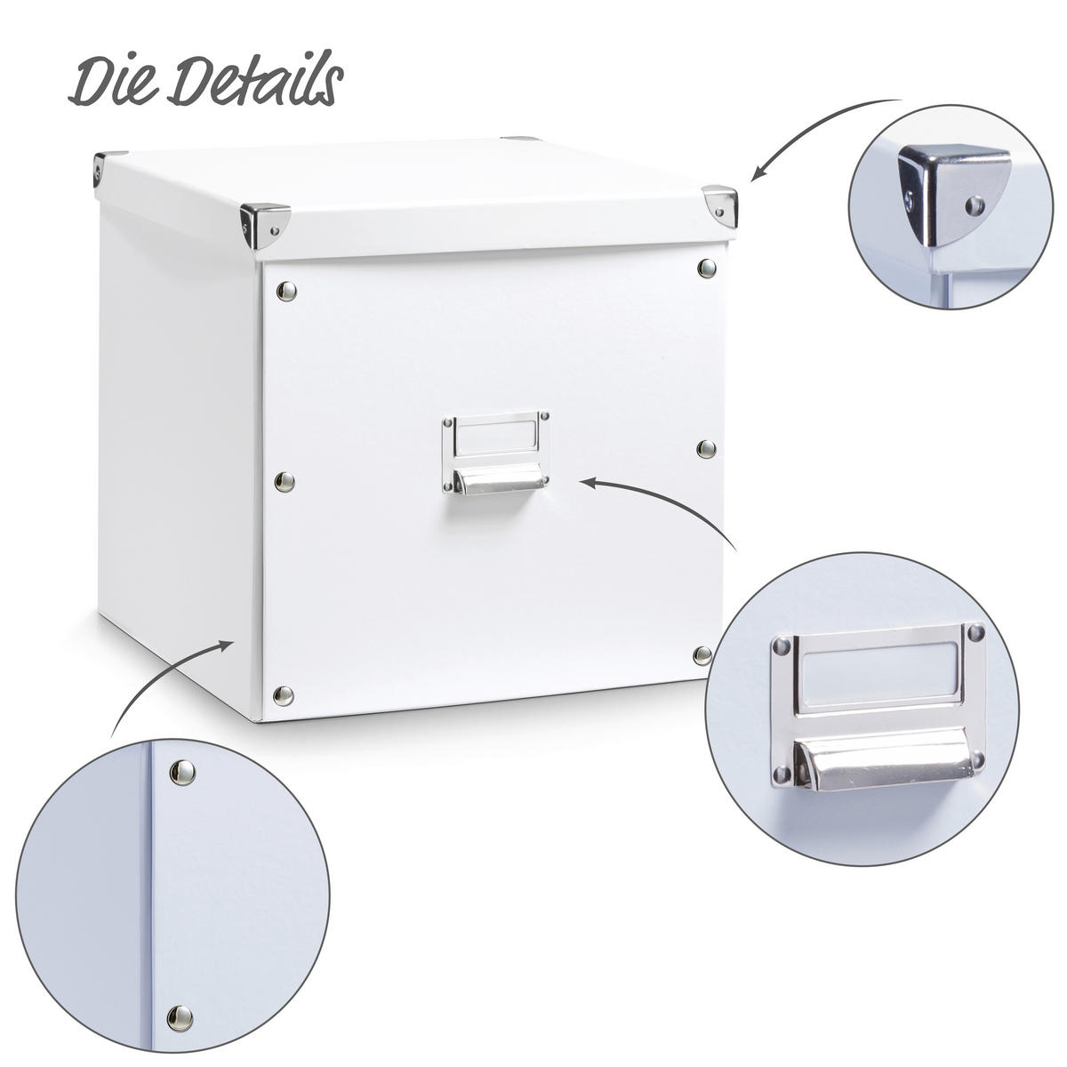AUFBEWAHRUNGSBOX     - Basics, Karton (33,5/33/32cm)