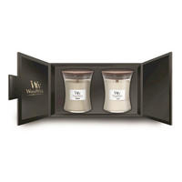 ILLATGYERTYA - barna/áttetsző, Basics, üveg/paraffin (27/16/11cm) - WoodWick