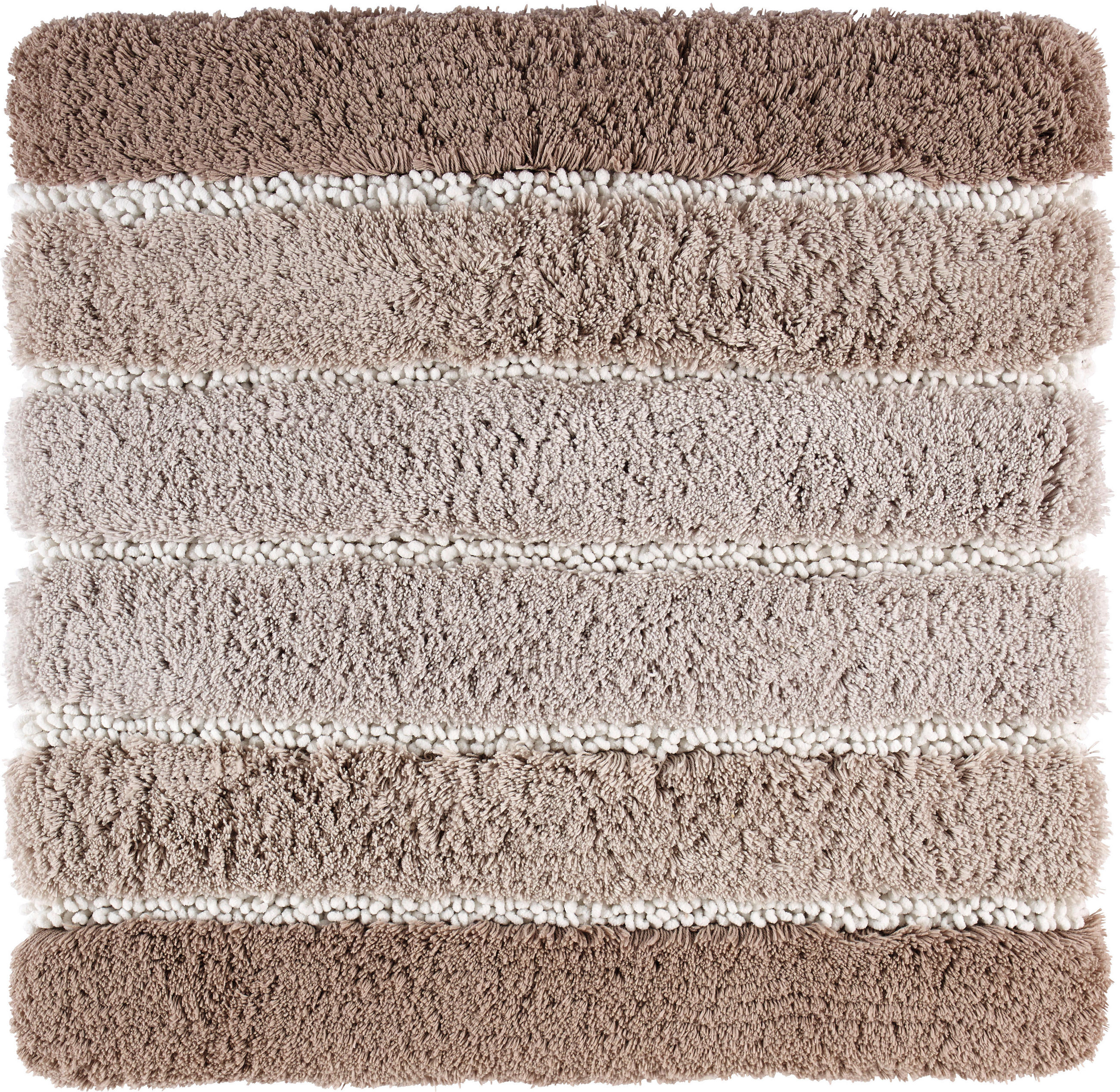 BADTEPPICH Beige 60/60 cm  - Beige, Basics, Kunststoff/Textil (60/60cm) - Kleine Wolke