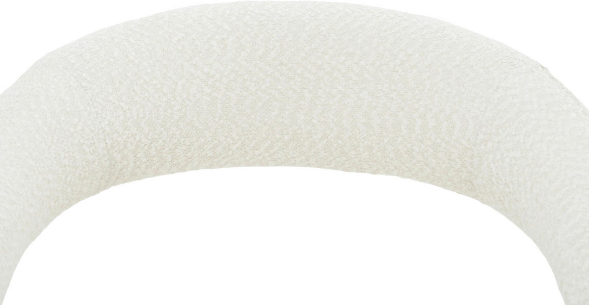 ARMLEHNSTUHL  in Eisen Chenille  - Schwarz/Weiß, MODERN, Textil/Metall (59/79,5/60cm) - MID.YOU