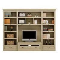 WOHNWAND UrbanClass 2-teilig  in Creme  311/238,5/52-46,5 cm  - Creme/Bronzefarben, LIFESTYLE, Holz/Metall (311/238,5/52-46,5cm) - Livetastic