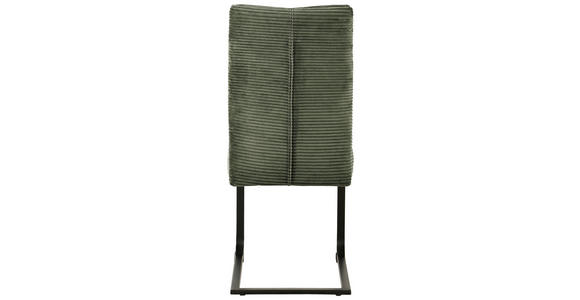 SCHWINGSTUHL  Stoffauswahl Cord  - Schwarz/Grün, Design, Textil/Metall (44/99/62cm) - Carryhome