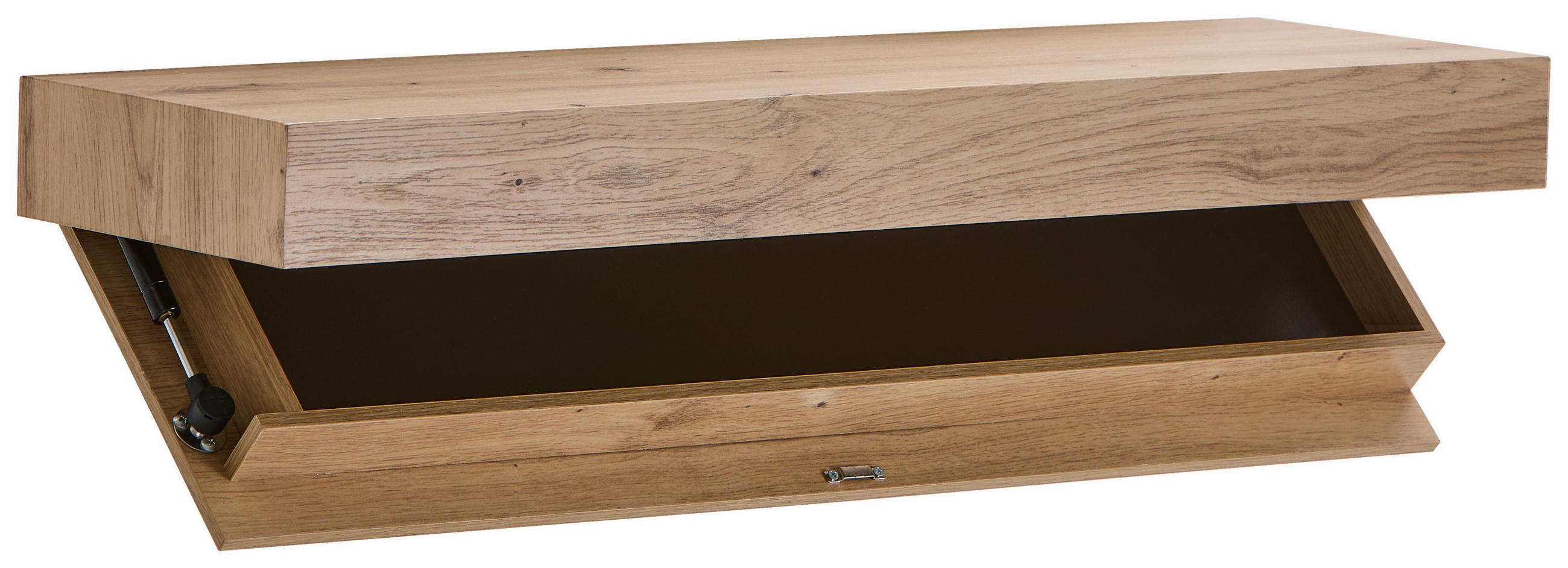 WANDREGAL  - Eichefarben, Basics, Holzwerkstoff (80/7/24cm) - Xora