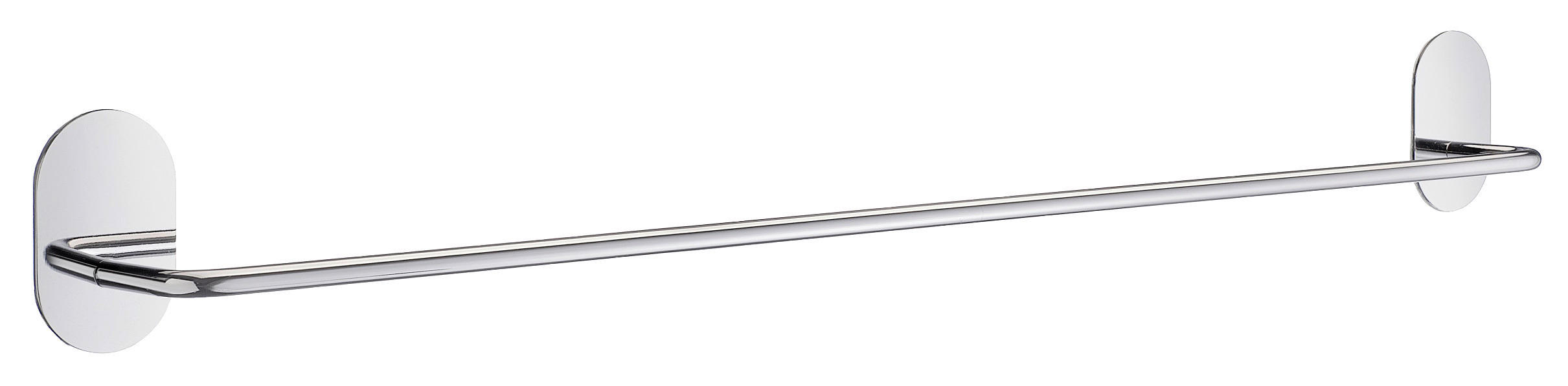 KÉZTÖRLŐTARTÓ 63/10/5 cm  - krómszínű, Basics, fém (63/10/5cm)