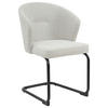 STUHL - Hellgrau/Schwarz, Design, Textil/Metall (57/86/57,5cm) - Stylife