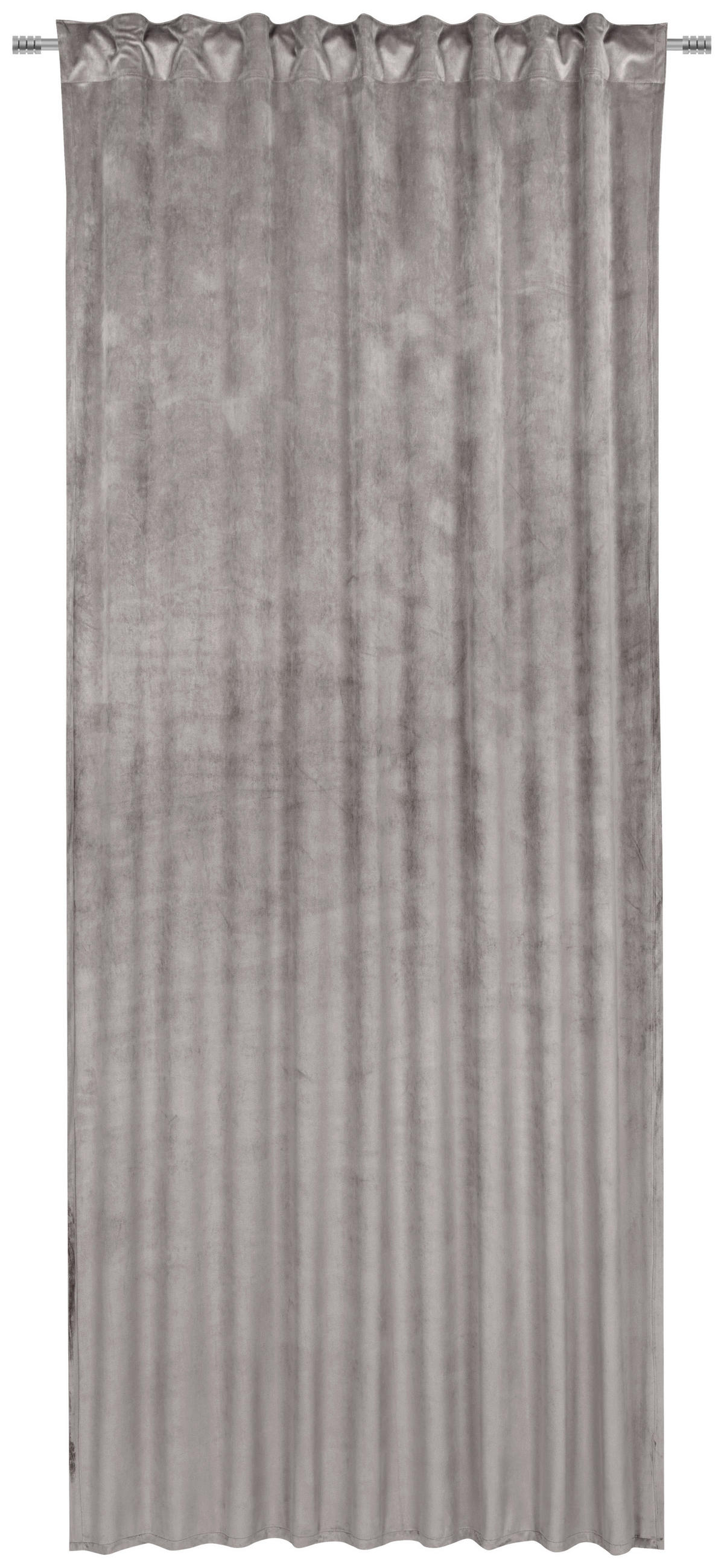 FERTIGVORHANG ZENATO blickdicht 135/245 cm - Hellgrau, KONVENTIONELL, Textil (135/245cm) - Ambiente