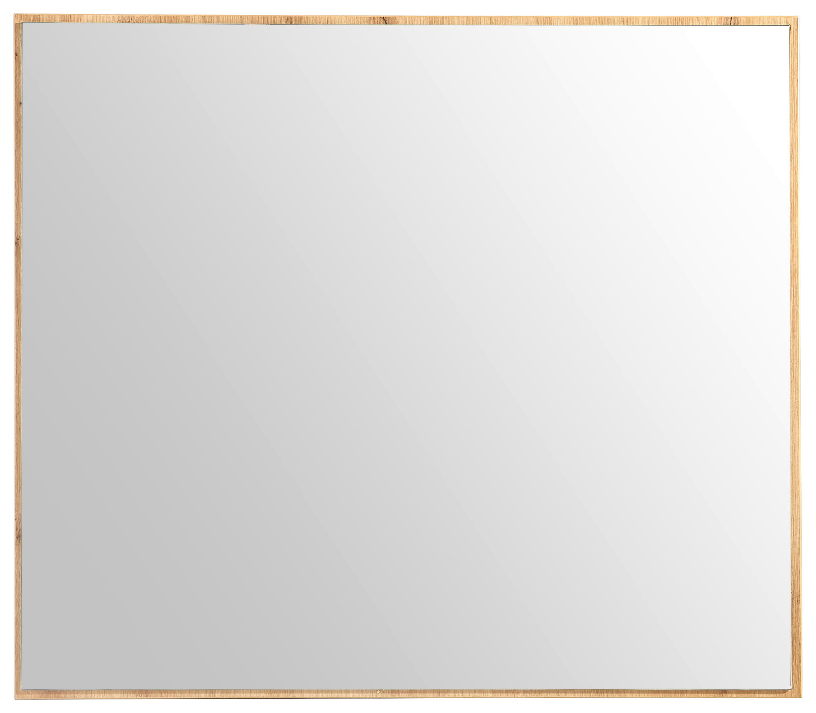 Carryhome Wandspiegel Eiche Artisan 90x78x1.9 cm