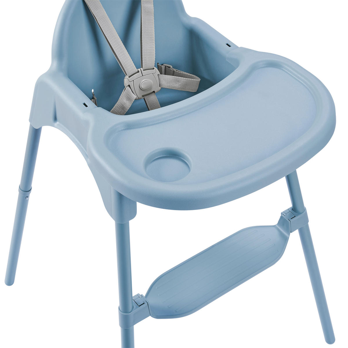 HOCHSTUHL  - Blau, Basics, Kunststoff/Metall (63/58/91cm) - My Baby Lou