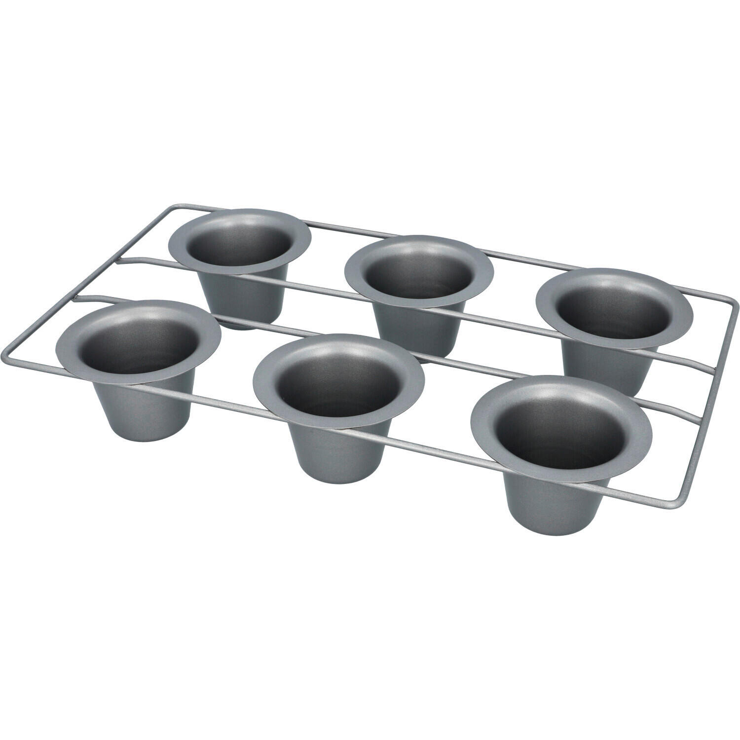 MUFFINSPLÅT - grå, Basics, metall (40/6/23,5cm) - Birkmann