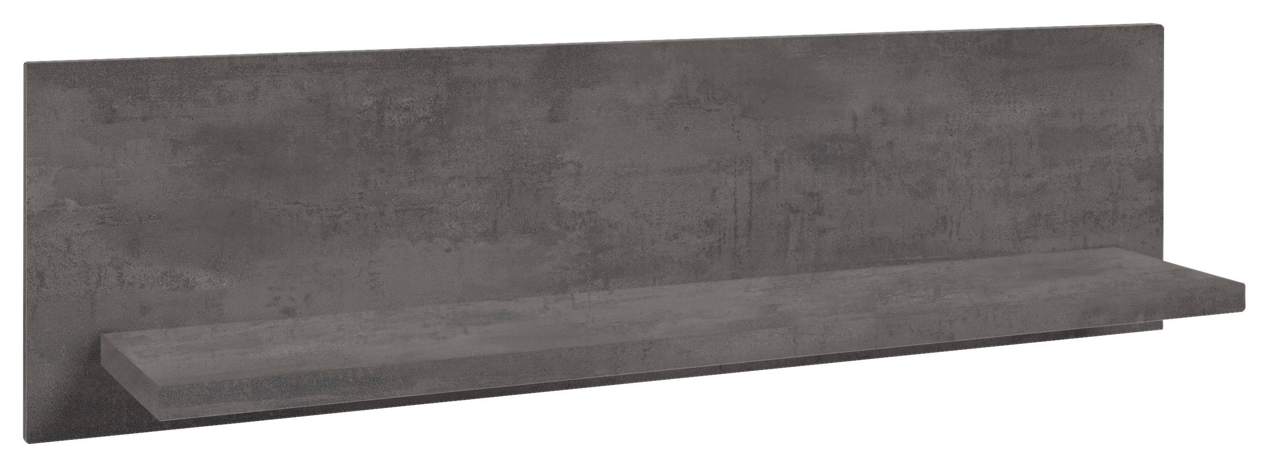 POLIțĂ DE PERETE in 95/26/17,5 cm gri - gri, Trend, material pe bază de lemn (95/26/17,5cm) - Ti'me