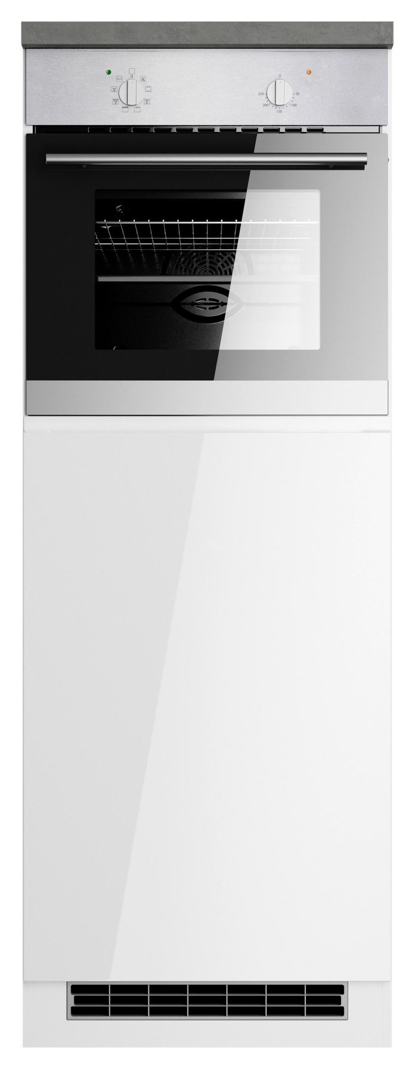 Held HERDUMBAUSCHRANK 60/86/60 cm in Grau, Weiß, Weiß Hochglanz jetzt nur  online ➤